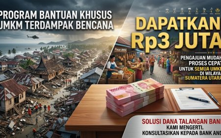 UMKM Terdampak Bencana di Sumatera Berpeluang Mendapat Banpres Rp3 Juta