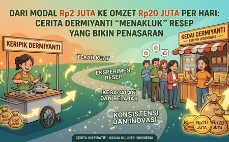 Dari Modal Rp2 Juta ke Omzet Rp20 Juta per Hari: Cerita Dermiyanti 'Menaklukkan' Resep yang Bikin Penasaran