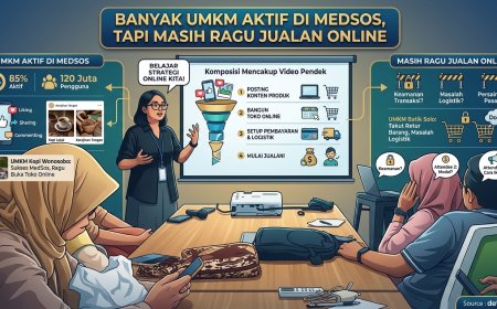 Banyak UMKM Aktif di Medsos, Tapi Masih Ragu Jualan Online
