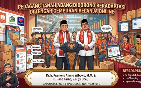 Pedagang Tanah Abang Didorong Beradaptasi di Tengah Gempuran Belanja Online