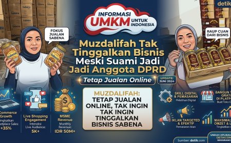 Tetap Jualan Online, Muzdalifah Tak Tinggalkan Bisnis Meski Suami Jadi Anggota DPRD
