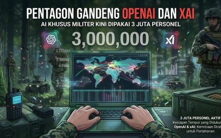 Pentagon Gandeng OpenAI dan xAI, AI Khusus Militer Kini Dipakai 3 Juta Personel