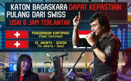 Katon Bagaskara Dapat Kepastian Pulang dari Swiss Usai 6 Jam Terlantar