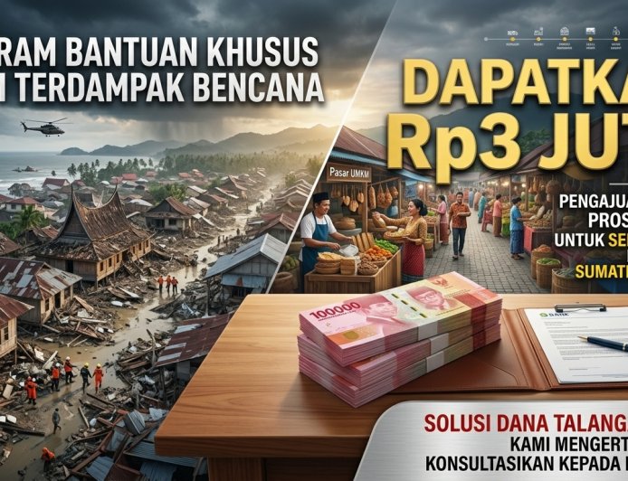 UMKM Terdampak Bencana di Sumatera Berpeluang Mendapat Banpres Rp3 Juta