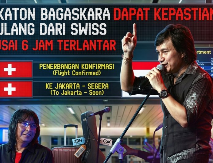 Katon Bagaskara Dapat Kepastian Pulang dari Swiss Usai 6 Jam Terlantar