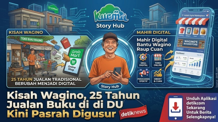25 Tahun Jualan Buku di Dipatiukur, Wagino Kini Siap Beralih ke Online