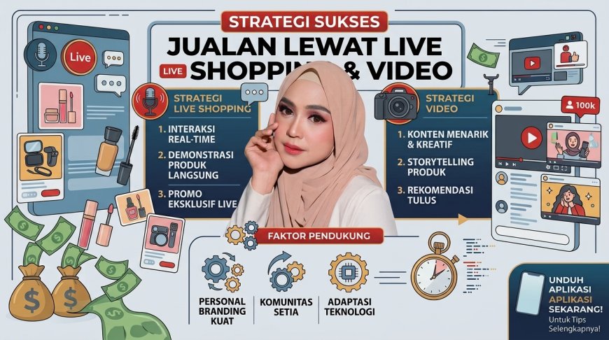Ria Ricis Bagikan Strategi Sukses Jualan Lewat Live Shopping dan Video